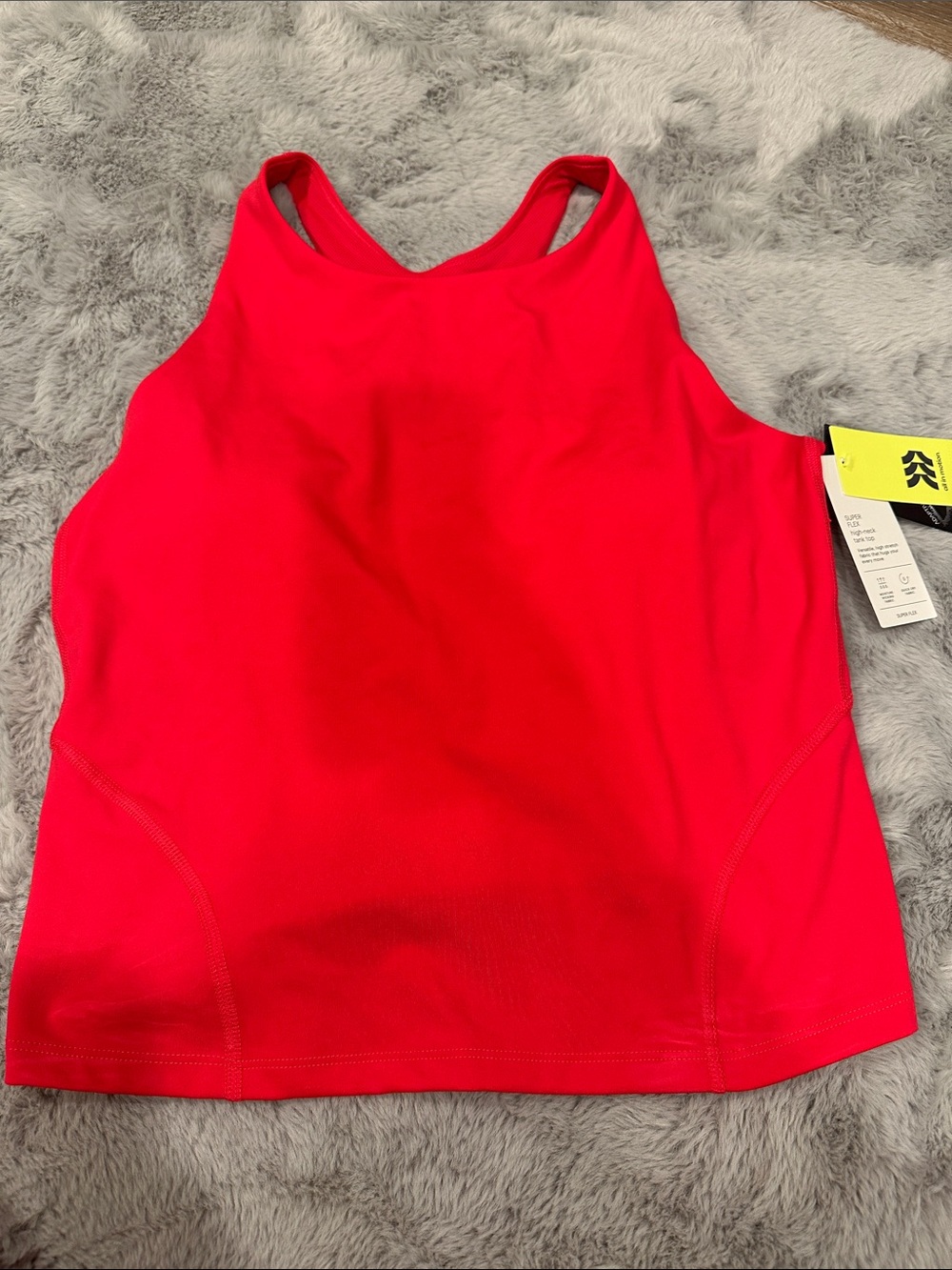Fuchsia pink Racerback Tank sports super flexTop -all in motion size XL